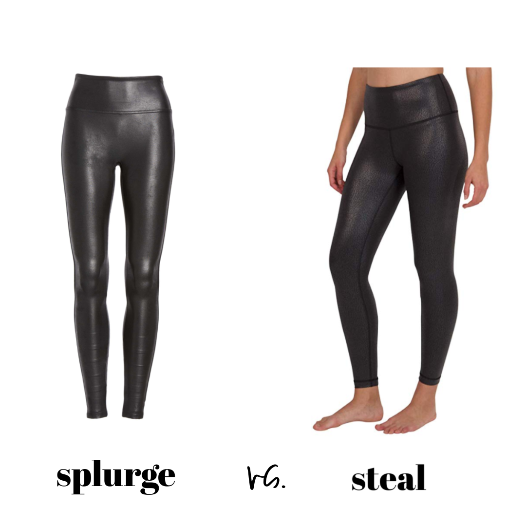 Spanx faux leather leggings dupe! The best I've seen yet!