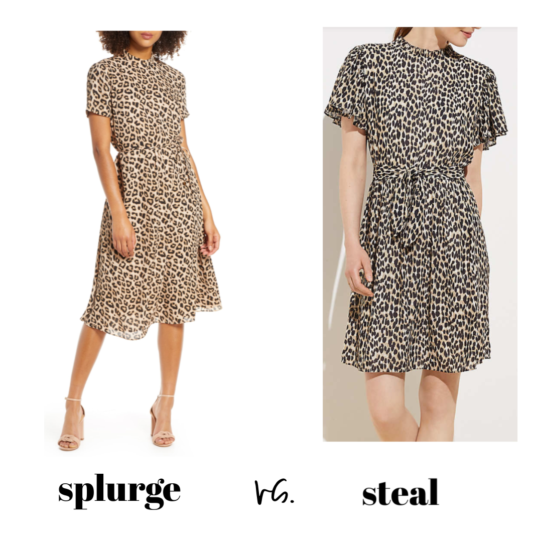 Nordstrom leopard print dress dupe.