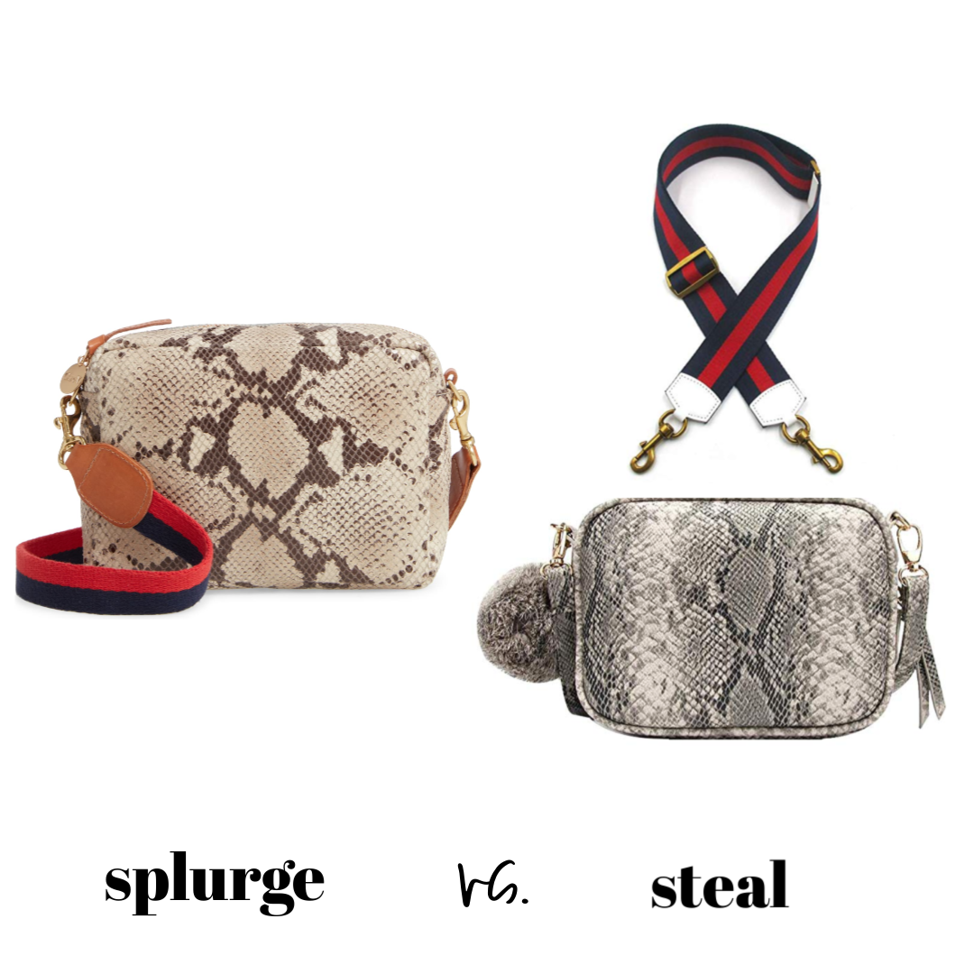 Clare V snakeskin crossbody dupe! This is perfection!