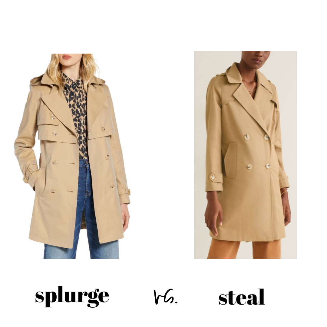Nordstrom sale trench coat dupe