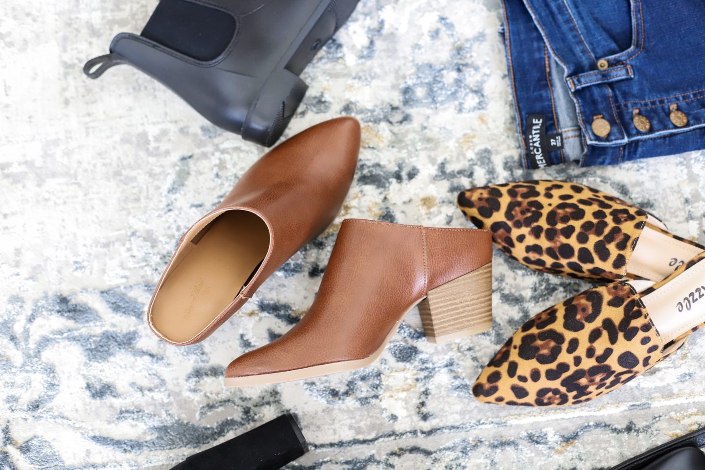the best heeled mules for spring & fall.