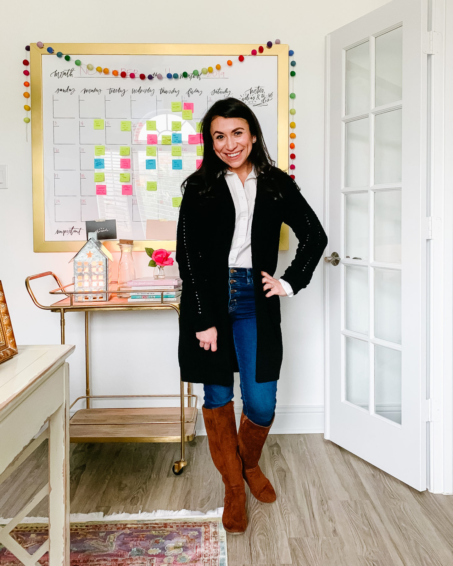 cutest chenille cardigan