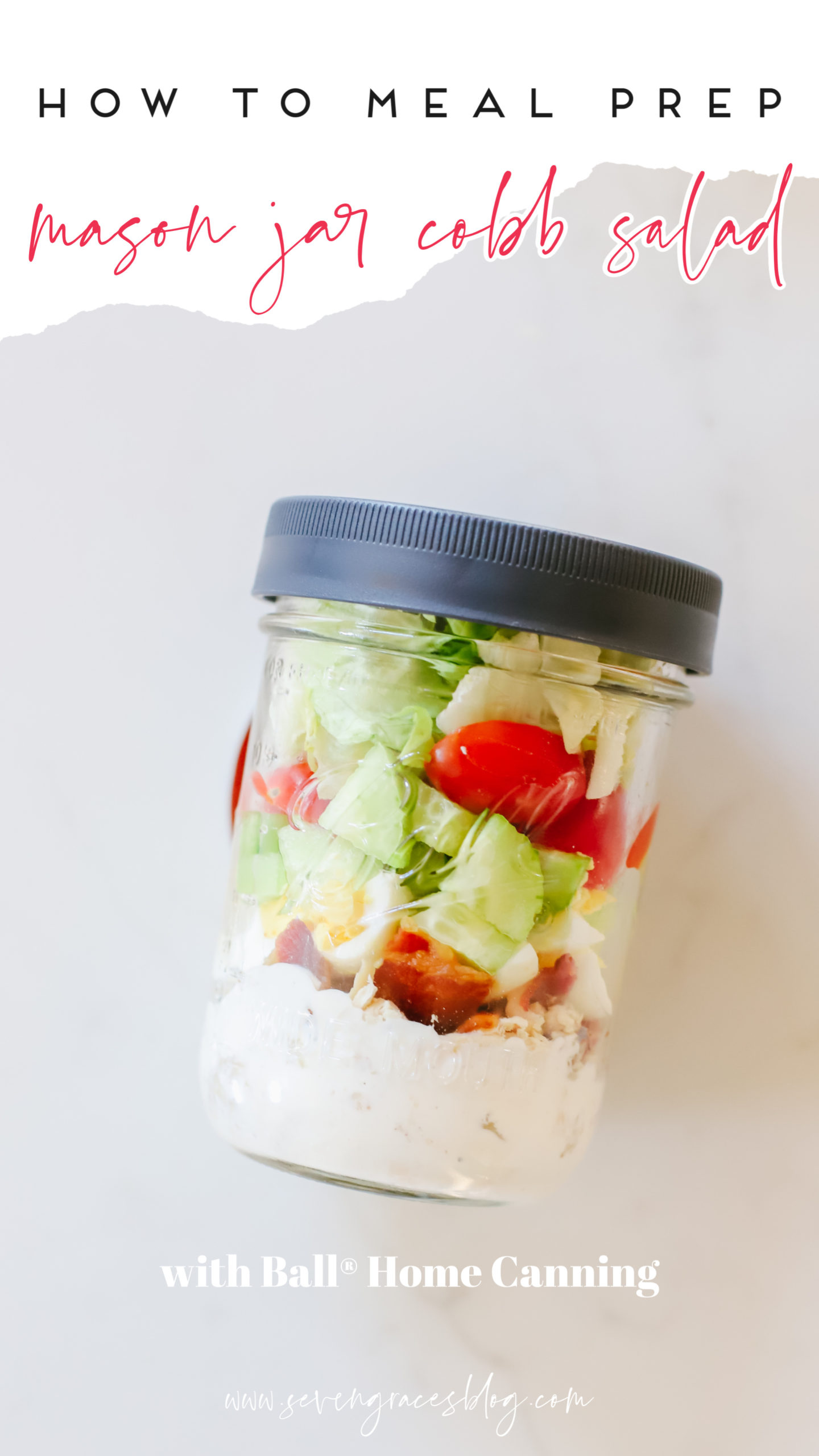 Easy Meal Prep Salad Jars (Tips + Variations)