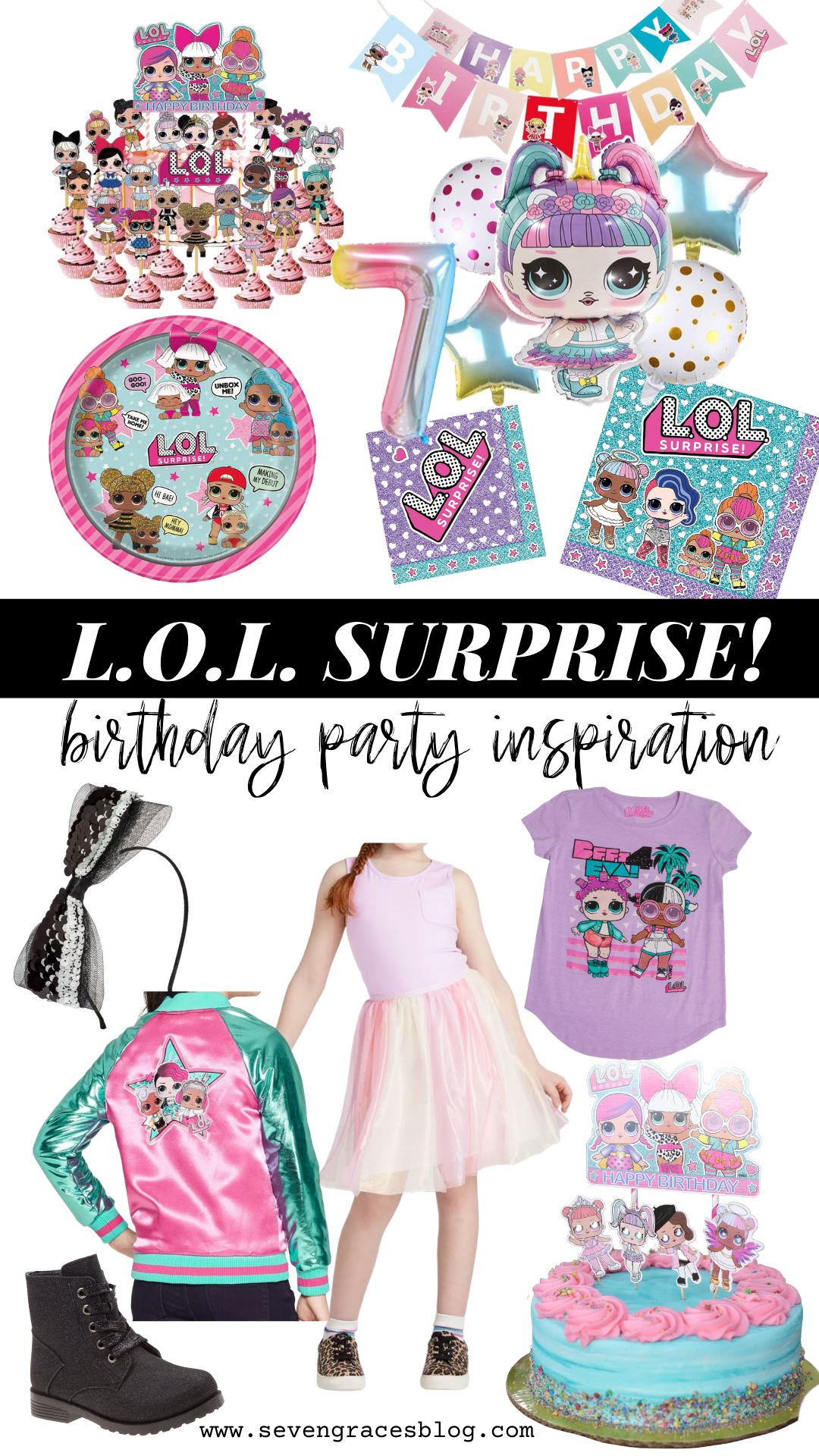 The cutest LOL Surprise Birthday Inspiration and easy party decor!