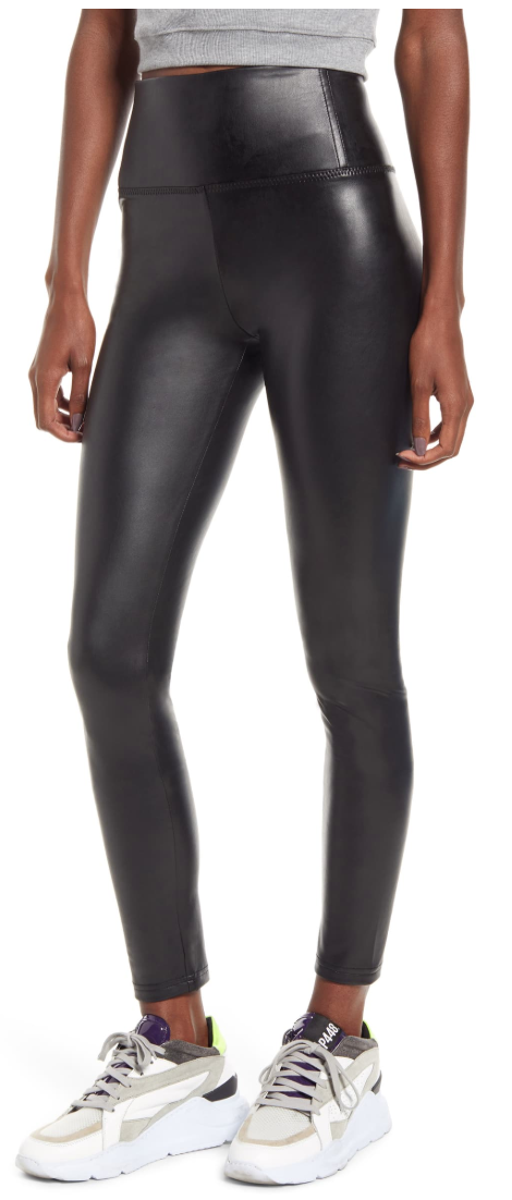 Spanx Faux Leather Leggings Dupe
