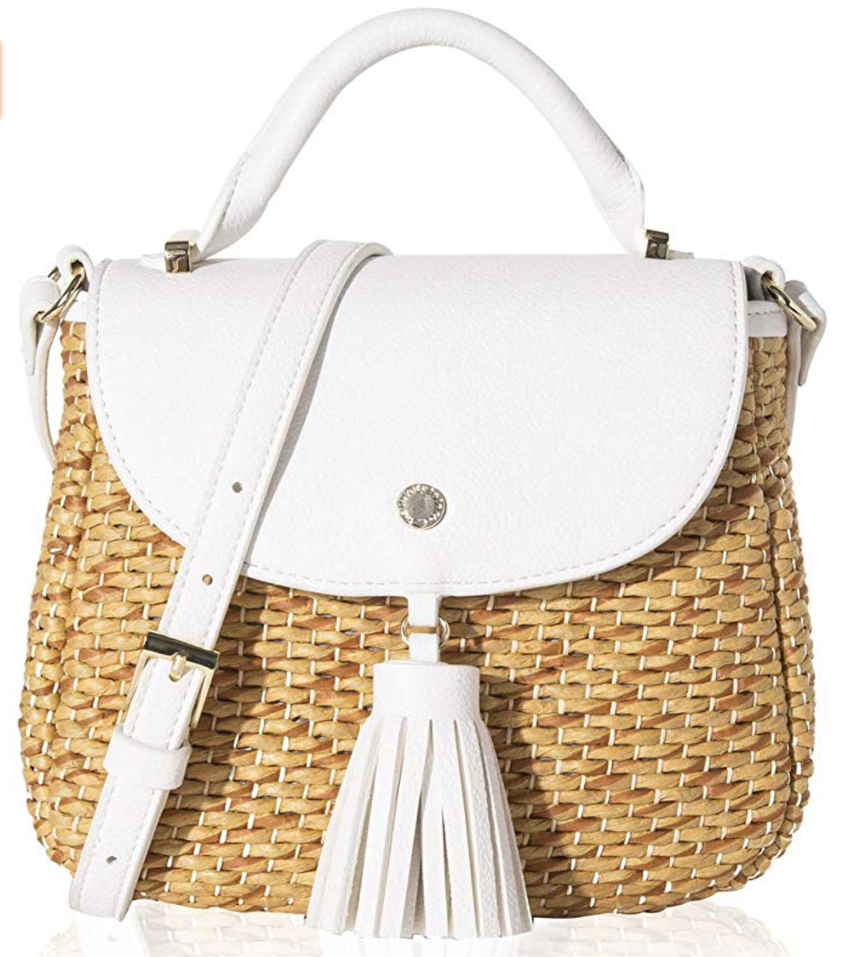 Cute woven bag for spring!