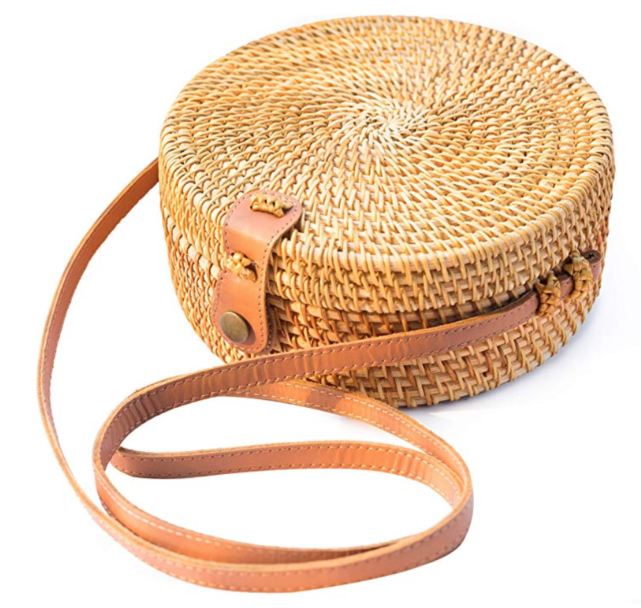 Cutest woven bag that is the perfect dupe for a much pricier version!