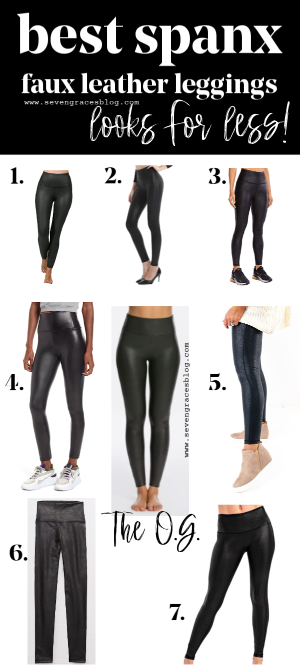 Dupe for spanx faux leather leggings 2025