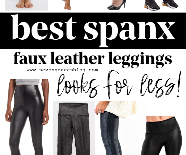 SPANX Faux Leather Leggings