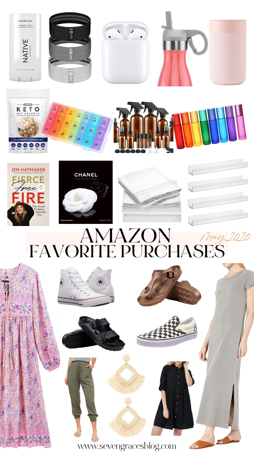 The latest and greatest Amazon purchases from May. Fashion, food, household goods, and more.