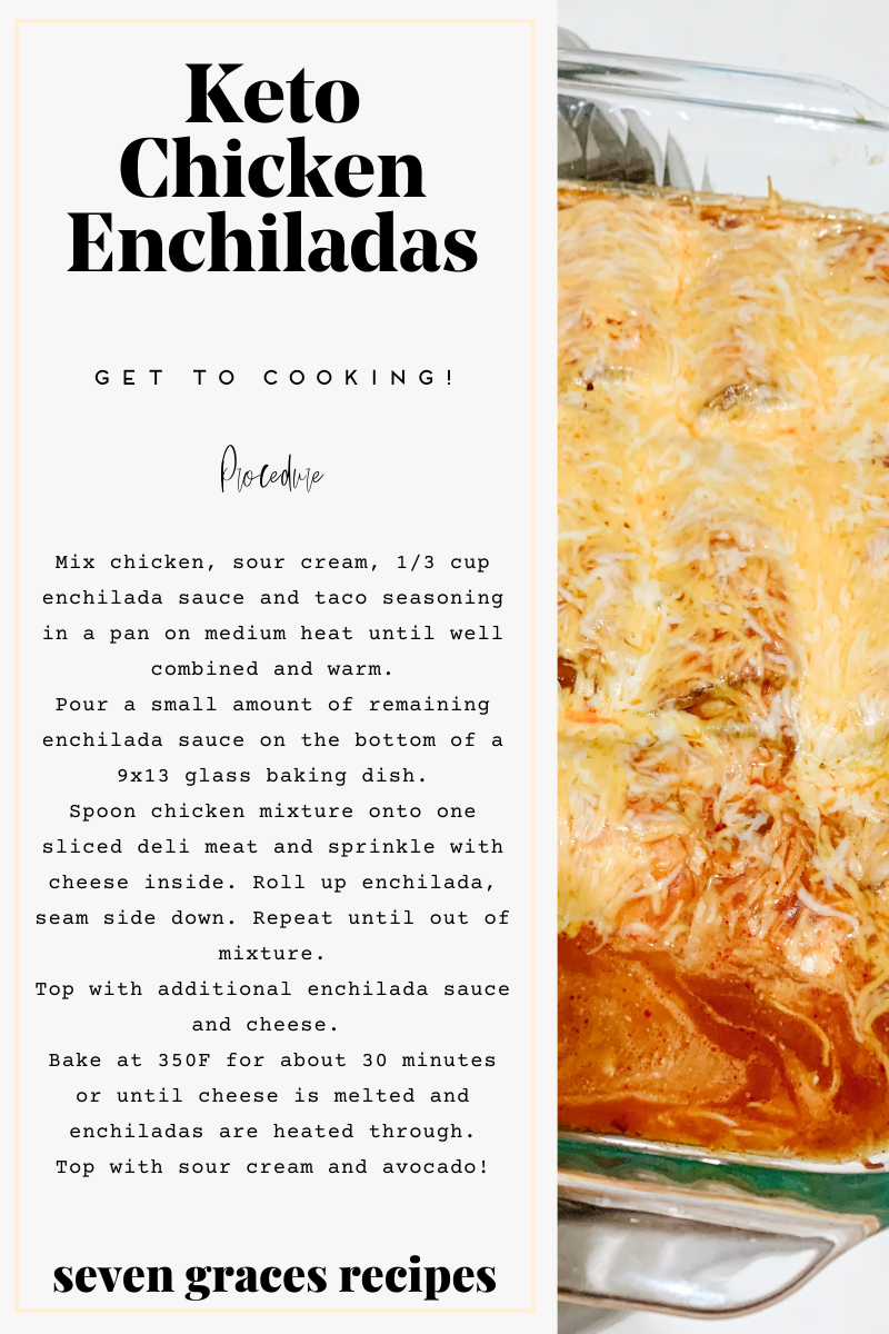 The very best keto enchiladas.