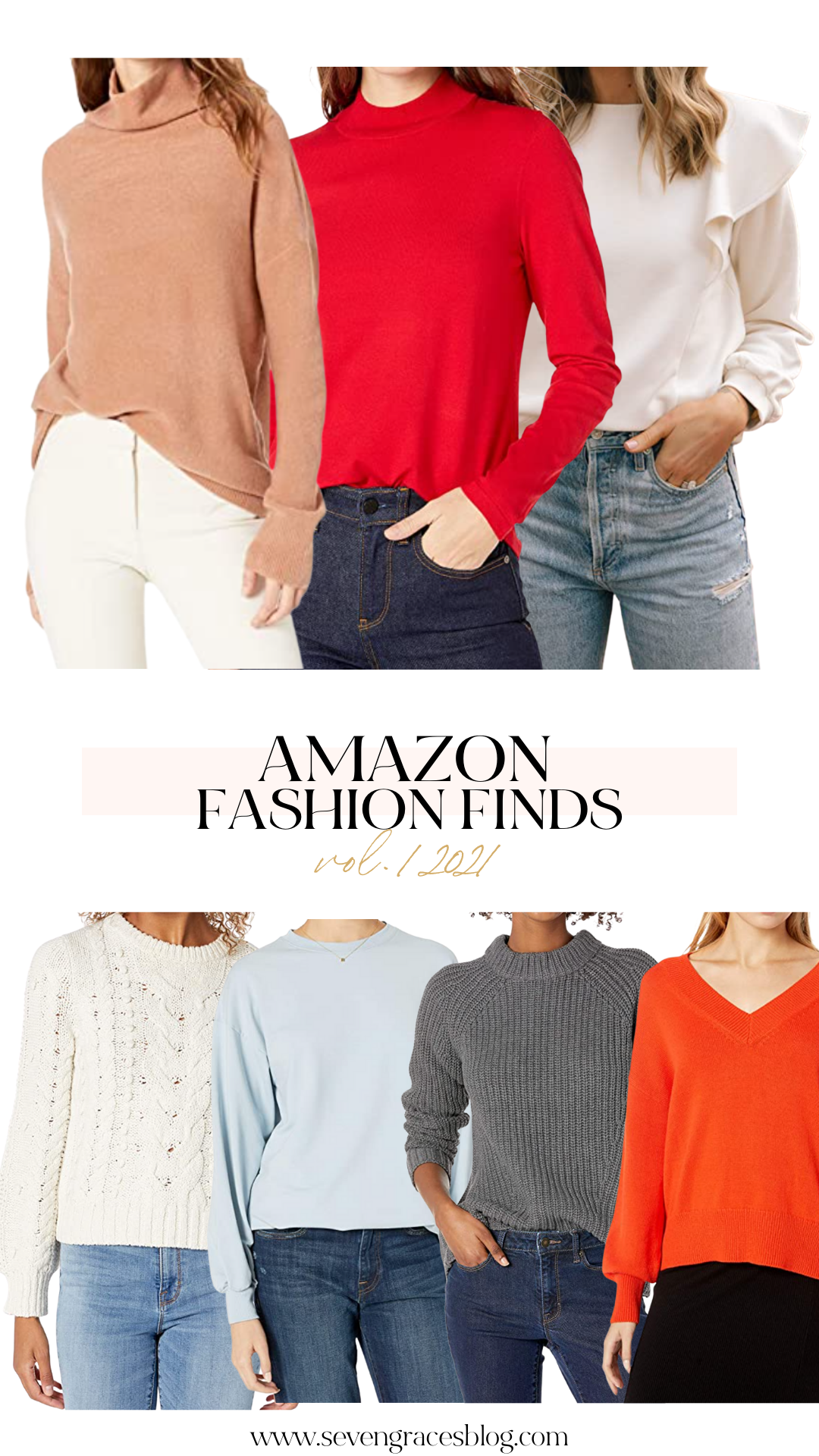 Amazon Fashion. Best Sweaters.